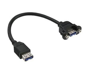 InLine 33445F Câble Adaptateur 0,2 m A Femelle vers Panneau A Jack USB 3.0