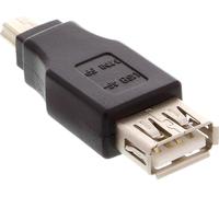 Inline Usb 2.0 Af/Mini-5pm - Adaptateur Pour Câble (Usb 2.0-A F, Mini-5p Usb 2.0 M, Mâle/Femelle) Noir