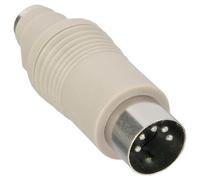 InLine 33949 changeur de genre de câble 5pin DIN male PS/2 Blanc