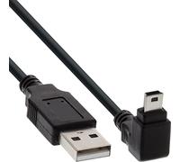 InLine 34210 câble USB 1 m USB A Mini-USB B Noir - Câbles USB (1 m, USB A, Mini-USB B, 2.0, Male connector / Male connector, Noir)