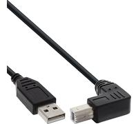 InLine 34503U 0.3m USB A USB B Mâle Mâle Noir câble USB - Câbles USB (0,3 m, USB A, USB B, 2.0, Noir)