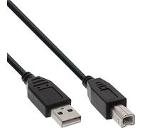 Câble USB 2.0 de type A mâle à B mâle noir 0.3m