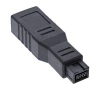 InLine 34600 A FireWire Adaptateur (6 Broches Femelle vers fiche mâle 9 pôles)