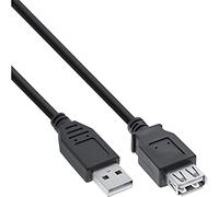 InLine 34602B câble USB 2 m USB 2.0 USB A Noir