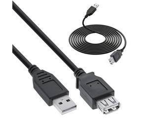 InLine 34602B câble USB 2 m USB 2.0 USB A Noir