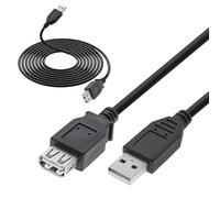 InLine Rallonge USB 2.0 34610B mâle/femelle Type A Noir 1 m