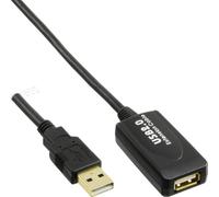 InLine® 34611I Rallonge active USB 2.0, avec amplification du signal "Repeater", prise A à prise femelle A, 10m
