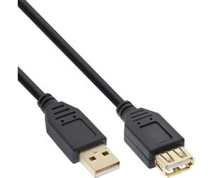 InLine 34615S câble USB USB 2.0 1,5 m USB A Noir
