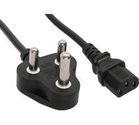 InLine 35 pack en vrac câble d'alimentation fiche d'alimentation Afrique du Sud 5A type D sur