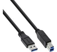 InLine 35305 câble USB 0,5 m USB A USB B Noir