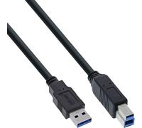 InLine 35310 câble USB 1 m USB A USB B Noir