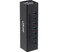 InLine 4043718214402 hub & concentrateur USB 3.2 Gen 1 (3.1 Gen 1) Type-A 5000 Mbit/s Noir