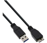 InLine 35405 câble USB USB 3.2 Gen 1 (3.1 Gen 1) 0,5 m USB A Micro-USB B Noir
