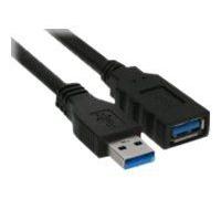 InLine 35610 câble USB USB 3.2 Gen 1 (3.1 Gen 1) 1 m USB A Noir