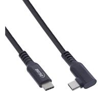 InLine 35705V Câble USB-C VR coudé USB 3.2 Gen.1 60 W Fonction de Charge 5 Gbit/s pour Lunettes Meta/Oculus VR Noir 5 m