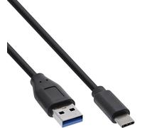 - Câble USB - 24 pin USB-C (M) pour USB type A (M) - USB 3.1 - 3 A - 1 m - noir