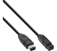 InLine® 36905 Câble FireWire, IEEE1394 6 broches mâle à 9 broches mâle, noir, 5m