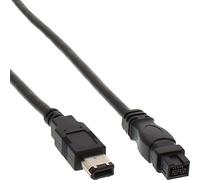 InLine 36905 câble firewire Noir 5 m - Câbles FireWire (Noir, Male Connector/Male Connector, 5 m)