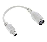 InLine® Adaptateur clavier 5 broches fiche DIN vers PS/2-Mâle Longueur : env. 10cm