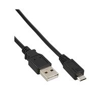 InLine 3m USB 2.0 A - Micro B câble USB USB A Micro-USB B Noir