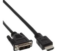 InLine 4043718064595 3 m DVI HDMI Noir