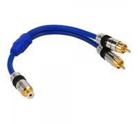 InLine 4043718078905 câble audio 0,25 m 2 x RCA RCA Bleu