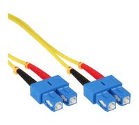InLine 4043718096244 câble InfiniBand et à fibres optiques 15 m SC Bleu et Jaune