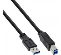 InLine 4043718129942 câble USB USB 3.2 Gen 1 (3.1 Gen 1) 2 m USB B USB A Noir
