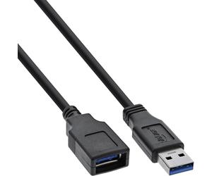 InLine 4043718153725 câble USB 1,5 m USB 3.2 Gen 1 (3.1 Gen 1) USB A Noir