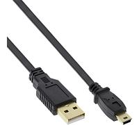 InLine 4043718178681 câble USB 3 m USB 2.0 USB A Mini-USB B Noir