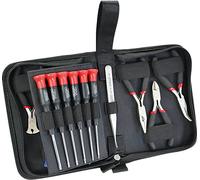 InLine® 43013 Jeu de pinces et tournevis de précision, 19 pièces
