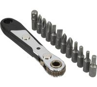 InLine® 43034T Set mini-cliquet, avec 12 pièces jeu d'embouts