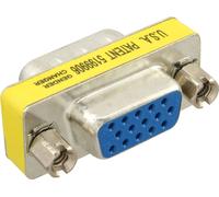InLine® 47714 Mini-changeur de prises, 15 broches HD (VGA), prise mâle / prise femelle