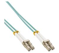 InLine 50m LC/LC OM3 câble de Fibre Optique Turquoise