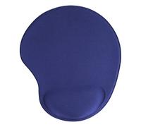 InLine 55453B Tapis de Souris avec Repose-Poignet en Gel Bleu 230 x 205 x 20 mm