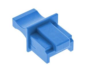 InLine 59942D Lot de 100 Bouchons Anti-poussière pour Prise RJ45 Bleu