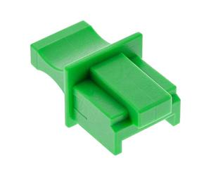 InLine 59942H Lot de 10 cache-poussière pour prise RJ45 Vert