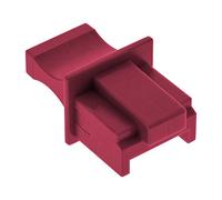 InLine 59942M Lot de 10 Cache-poussière pour Prise RJ45 Rouge foncé Taille M