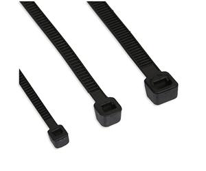 InLine® 59963Q Lot de 100 serre-câbles à crochet et boucle Noir 350 mm x 4,8 mm