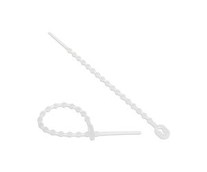 InLine 59977B Lot de 100 Serre-câbles à Billes Naturel Longueur 150 mm