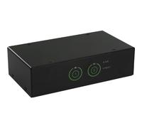 InLine® 61622I commutateur KVM pour bureau, 2x, DVI-I, USB 3.0 hub, avec audio