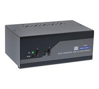 InLine® 62642I Switch KVM Desktop 2x Dual Monitor Displayport + HDMI 4K USB 3.0 Audio