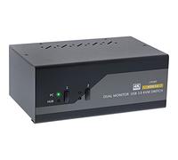 InLine 62652I commutateur écran, Clavier et Souris Noir, Gris