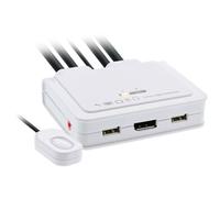 InLine 63615I commutateur écran, clavier et souris Blanc