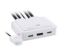 InLine 63615I commutateur écran, Clavier et Souris Blanc