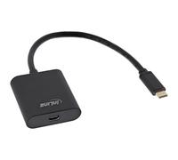 InLine 64105B câble vidéo et adaptateur 0,2 m USB Type-C Mini DisplayPort Noir