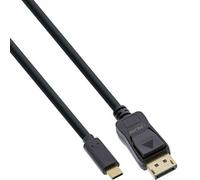 InLine® 64125 InLine® Câble écran USB, USB Typ-C prise à DisplayPort prise (DP Alt Mode), 4K2K, noir, 5m