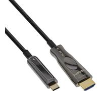 InLine® 64220A Câble InLine® USB Display AOC, USB Typ-C prise à HDMI prise, 20m
