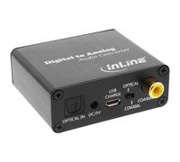 InLine 65002K convertisseur audio Noir