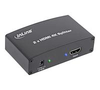 InLine 65009 Répartiteur/répartiteur HDMI 2 Positions Compatible 4Kx2K Noir